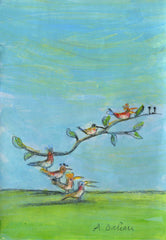 Comme des oiseaux sur une branche  -   As the birds on the branch of three